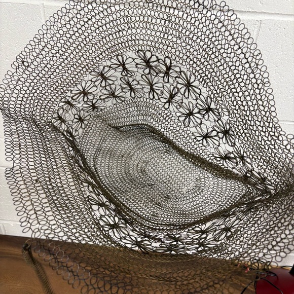 Vintage Wire Mesh See Through Large Shopping Tote Bag - Picture 8 of 10